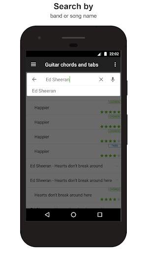 Guitar chords and tabs screenshot 2