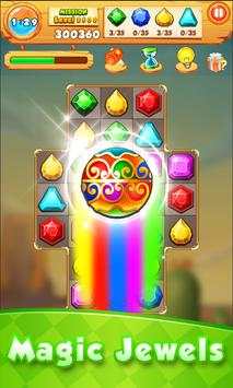 Jewels Game Match 3 Free - Paradise Island screenshot 2