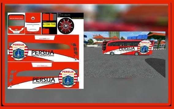 60  Skin Bola Livery BUSSID HD screenshot 5