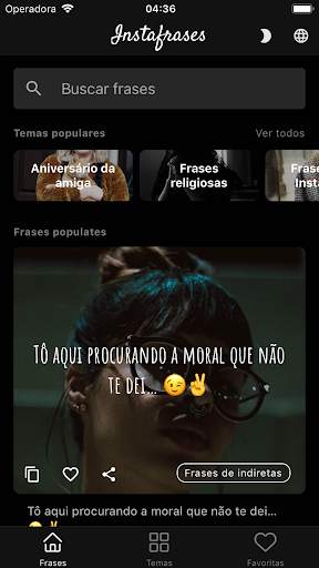 Instafrases - Frases e legendas para fotos screenshot 1