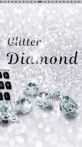 Glitter Diamond Keyboard Theme screenshot 3