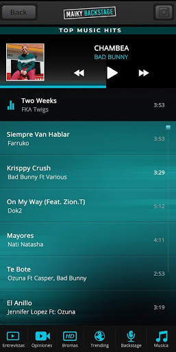 Maiky Backstage screenshot 4