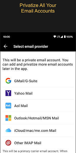 EPRIVO Private Email with Voice and Controls screenshot 2