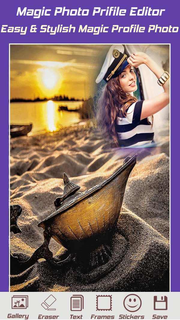 Magic Profile Photo Frame Editor 5 تصوير الشاشة