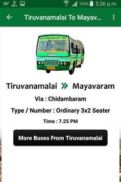 Tiruvannamalai Bus Info screenshot 6