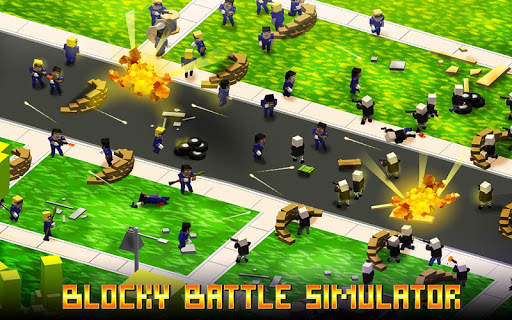 Blocky Battle Simulator screenshot 1
