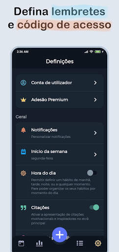 Habit360 : Lista de hábitos screenshot 6