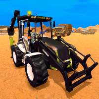 Army JCB Game Excavator Crane