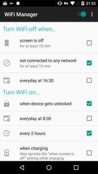 WiFi Auto On Off - Wifi Manager - Wifi Scheduler screenshot 1