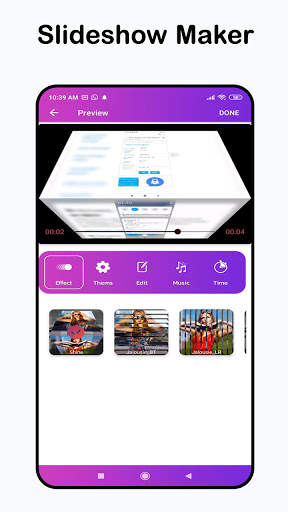 Music Video Maker : Photo Slideshow app screenshot 4
