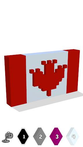 Flags Voxel Color by Number 3D screenshot 7