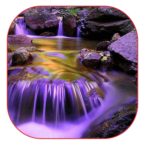 Purple Waterfall Wallpaper icon
