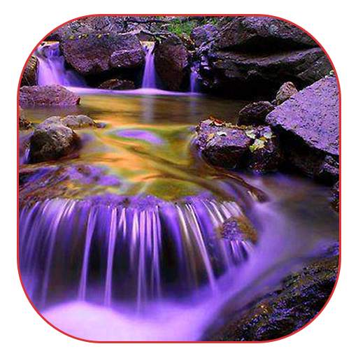Purple Waterfall Wallpaper 1.2