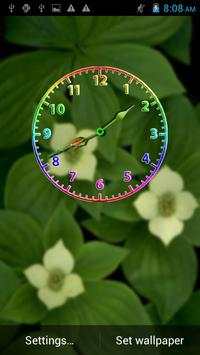 Flower Clock Live Wallpaper screenshot 6