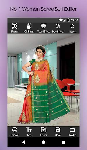 Women Saree Photo Suit Editor screenshot 3
