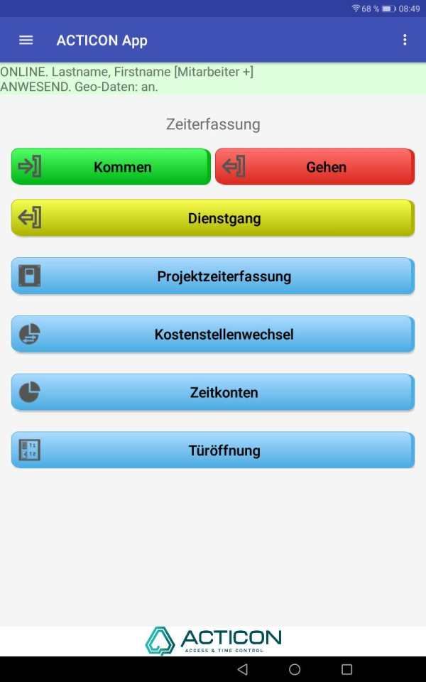 ACTICON App screenshot 7