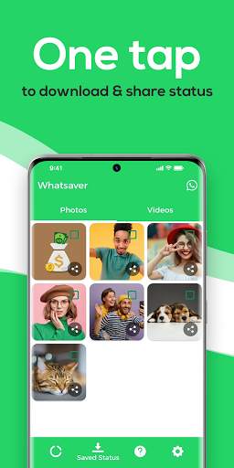 Whatsaver - WA Image & Video Status Saver screenshot 3