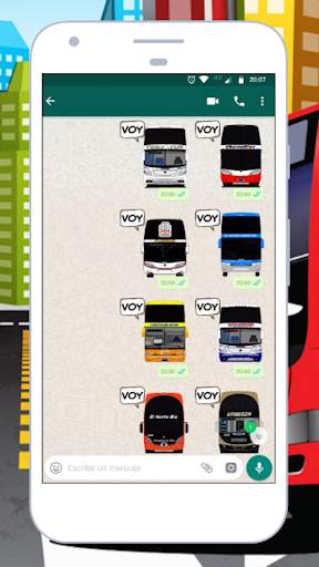 Stickers de Transporte para WhatsApp WAStickerApps screenshot 3