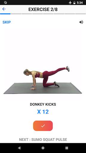 Butt and Abs Workout - Buttocks Workout screenshot 3