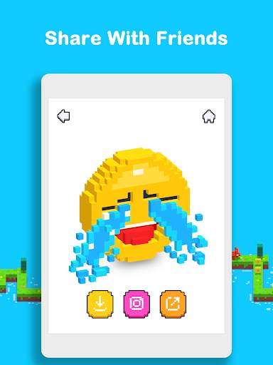 Voxel - 3D Color by Number & Pixel Coloring Book screenshot 17