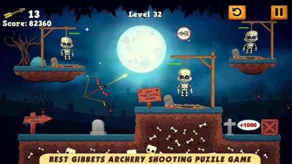Gibbets Rescue Master - 2d Archery Challenge screenshot 5