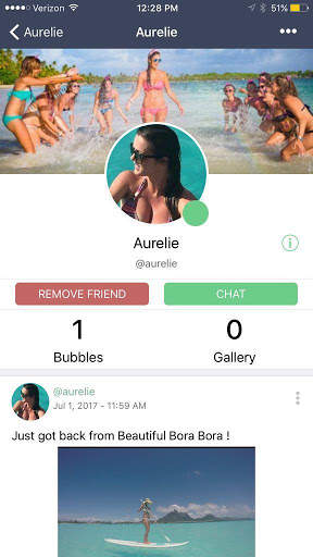 Privacy Minded Social Network : MyBubblz screenshot 1