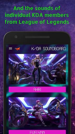 KDA music — LoL Soundboard screenshot 2