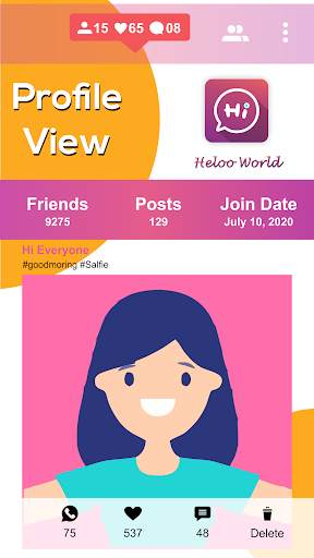 Hi World - Meet New People screenshot 5