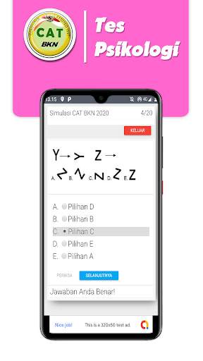 Simulasi CAT BKN 2020 скриншот 3