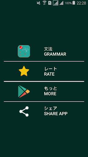 JLPT Grammar (English version) screenshot 2