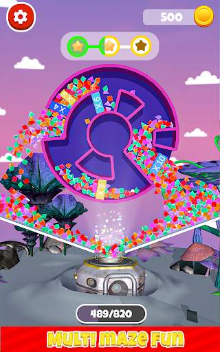 Roda Puzzle Labirin Multi Bola screenshot 15