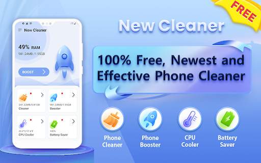 New Cleaner - Make Your Phone Faster screenshot 1