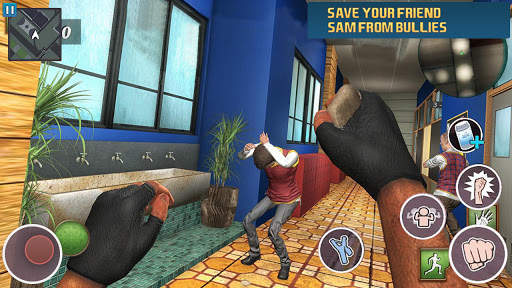 School Gangster Grand Crime 3D screenshot 2