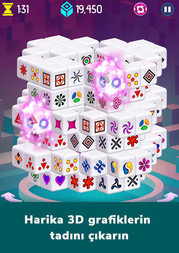 Mahjongg Dimensions - 3D Bulmaca Oyunu screenshot 6