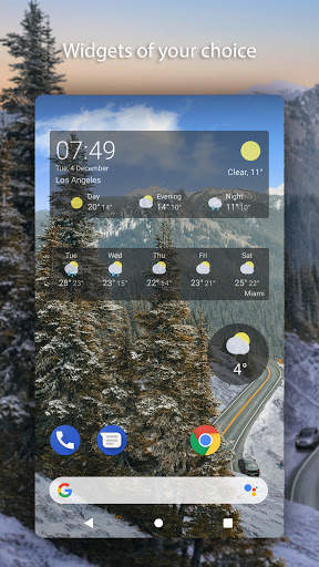 4 Season Road - Weather Live Wallpaper screenshot 4