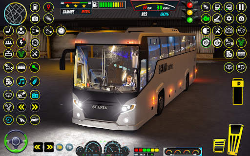 US Coach Bus Driving Bus Game screenshot 1