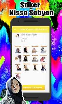 Stiker WA Nissa Sabyan WAStickerApp screenshot 1