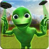 Scary Green Alien - Angry Spooky Grandpa Friends 1.0