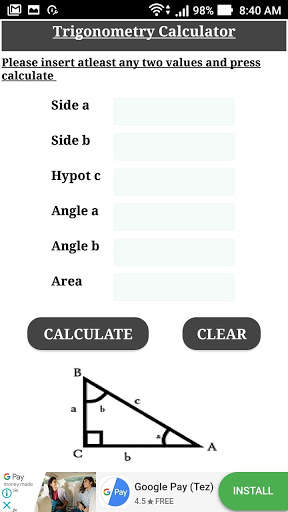 Trigonometry Calculator screenshot 2