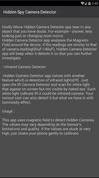 Detector Secret Camera - Hidden Camera Finder App screenshot 1