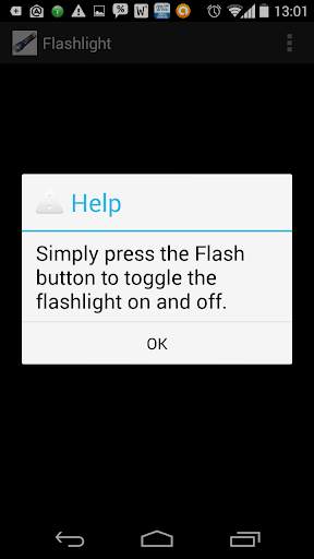 Flashlight on your phone screenshot 2