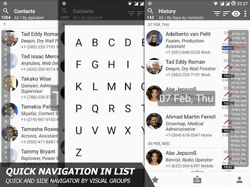 Phone and Contacts - AGContacts, Lite edition screenshot 3