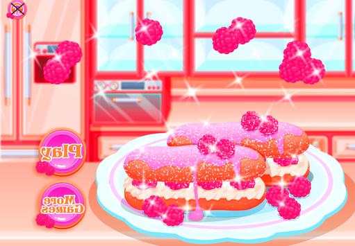 cooking games : raspberry eclairs screenshot 4