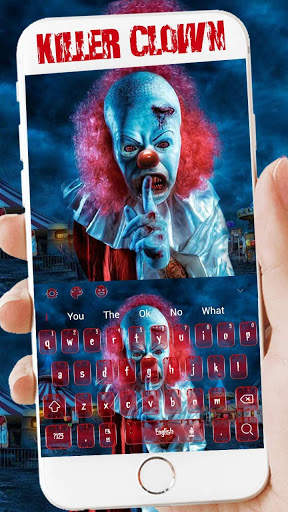 Scary Killer Clown Keyboard Theme screenshot 3