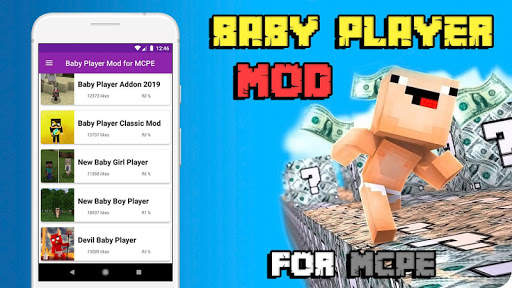 Baby Player Mod pour MCPE. screenshot 1