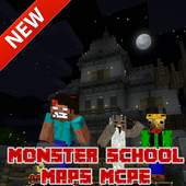 Monster School Horror Maps for MCPE 1.0