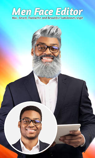 Man Face Editor Hair Changer screenshot 7