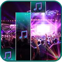 Electronic Piano Electric Tiles Beat Hits Music logo