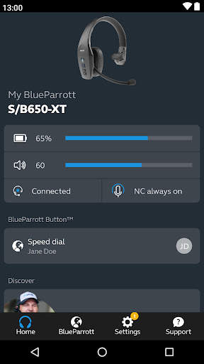 BlueParrott App screenshot 1