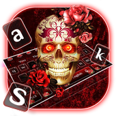 Death Rose Skull Keyboard Theme icon